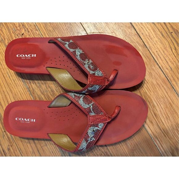 Coach Flip Flops - Picture 1 of 6